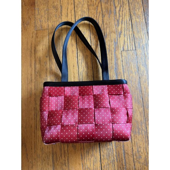 Harveys Original Seatbelt Bag Disney Minnie Mouse Big Black Red polka dot Bow - Picture 6 of 15